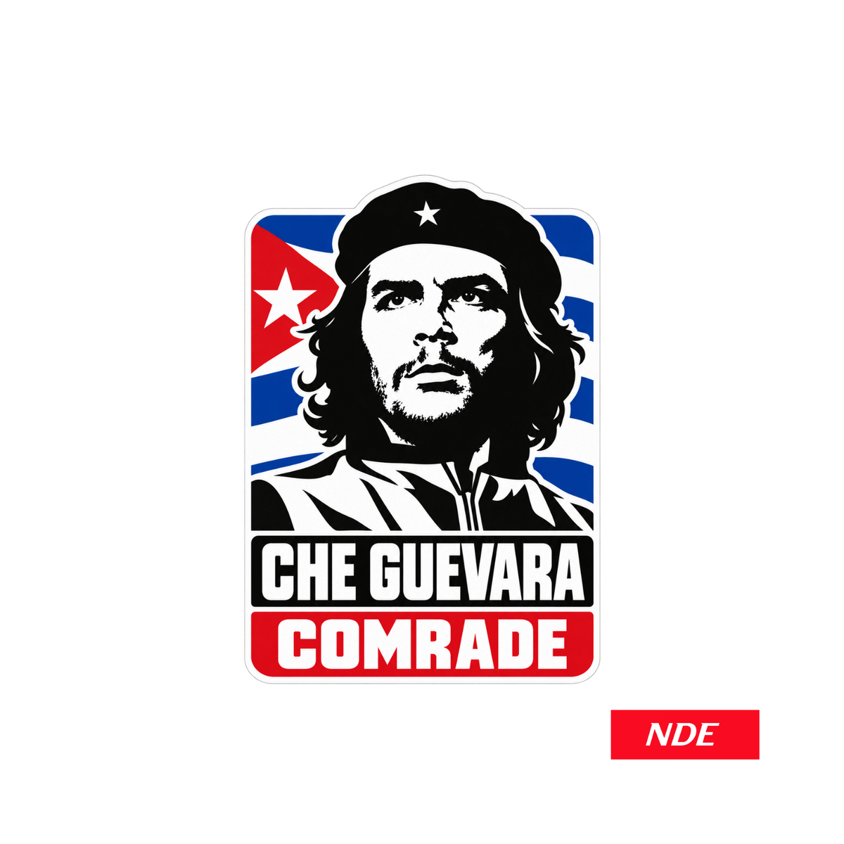 Che Guevara Comrade Beret Global Leader Series vinyl cut decal sticker