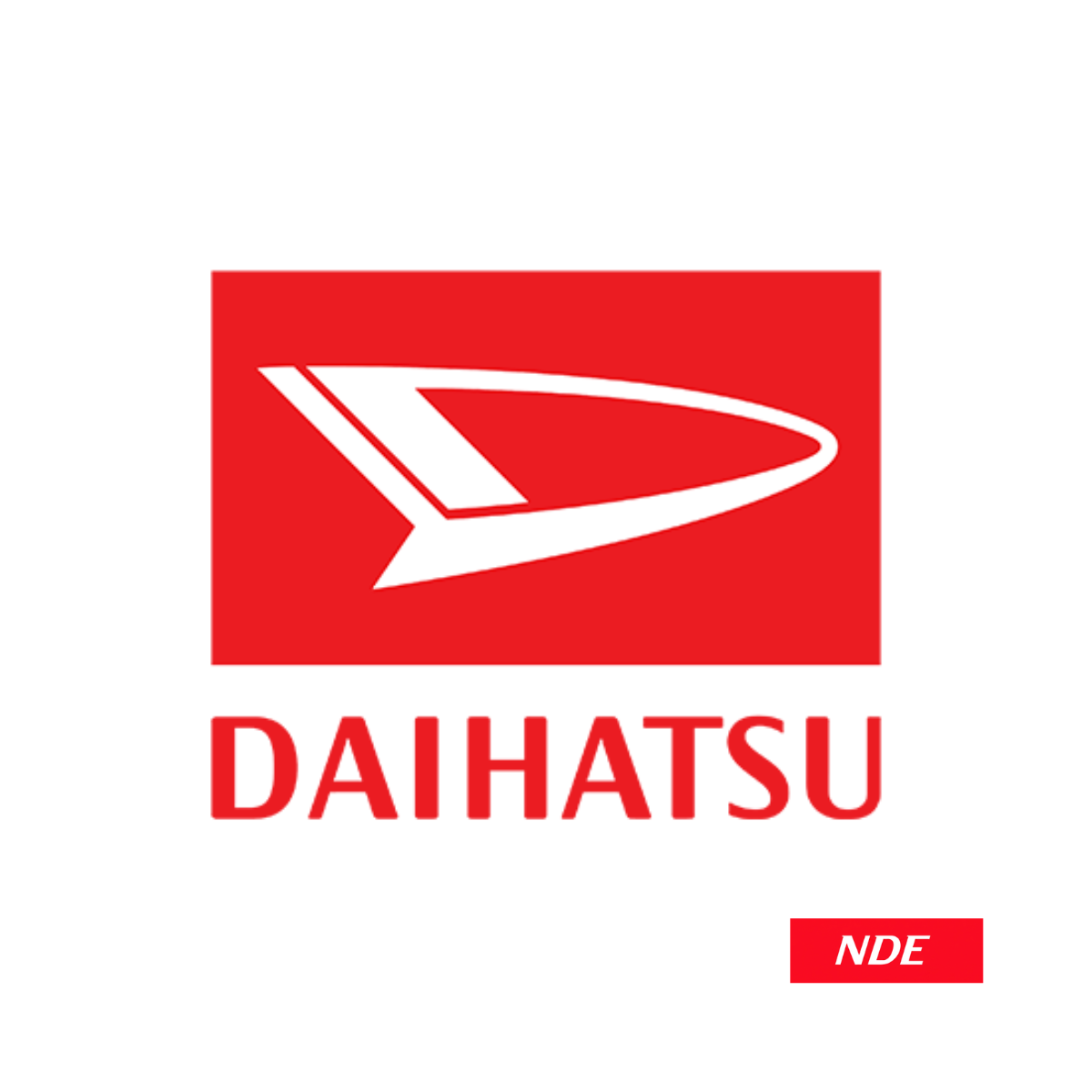 STICKER DECAL DAIHATSU RED LOGO