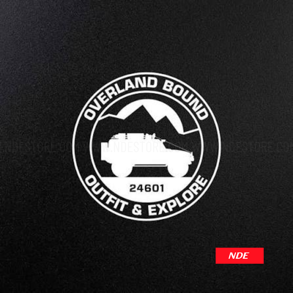 STICKER DECAL OVERLAND BOUND