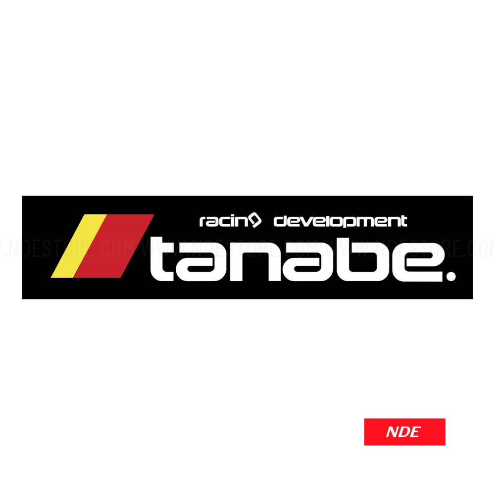 STICKER DECAL TANABE RACING DEVELOPMENT