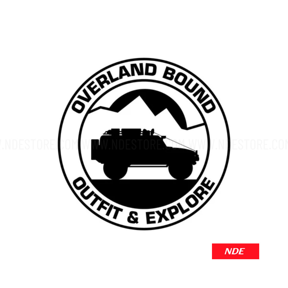 STICKER DECAL OVERLAND BOUND