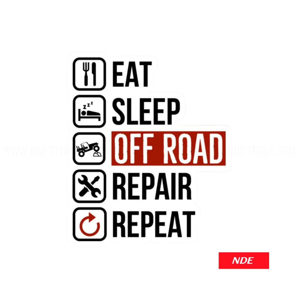 STICKER DECAL OFF ROAD ADVENTURE