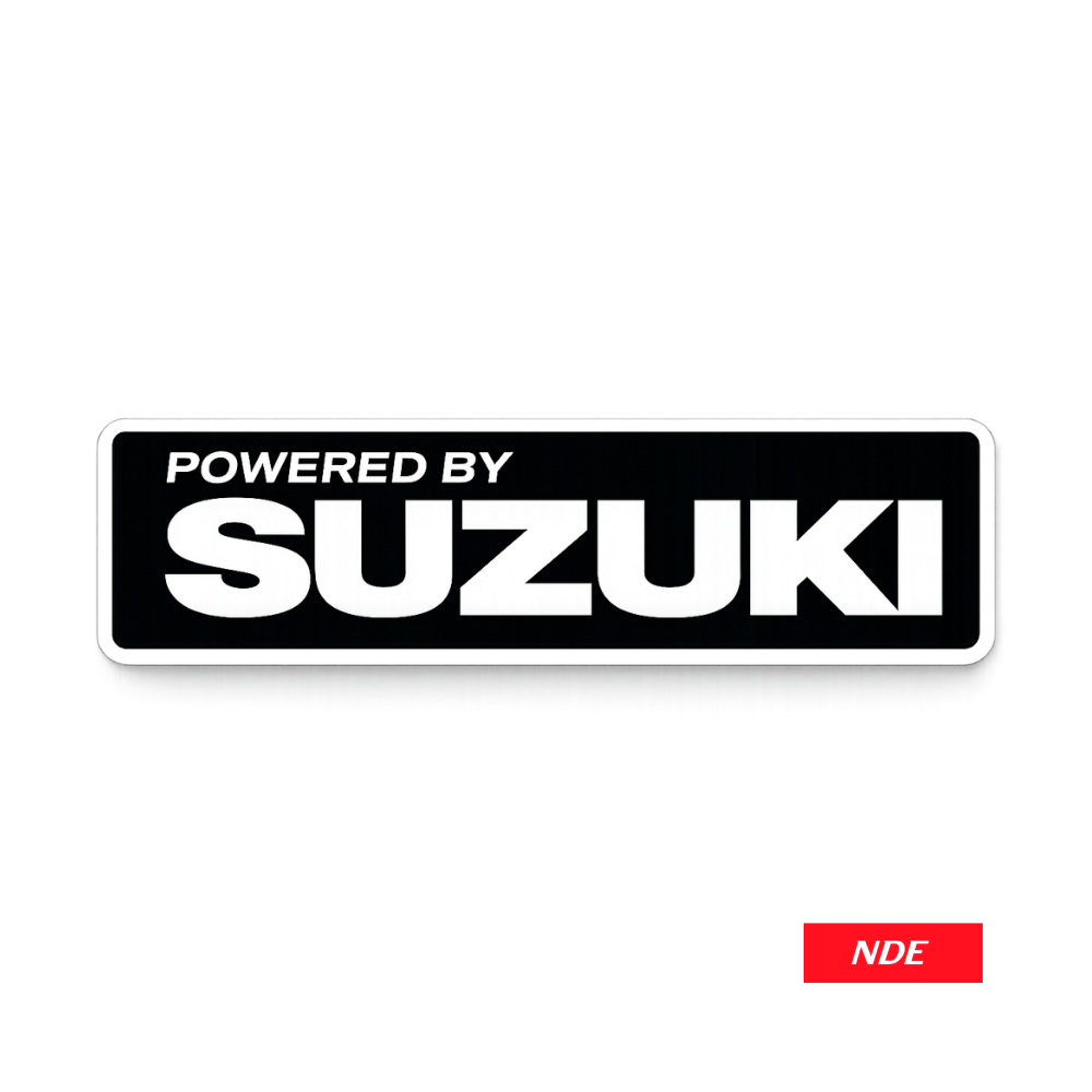 STICKER DECAL POWERED BY SUZUKI