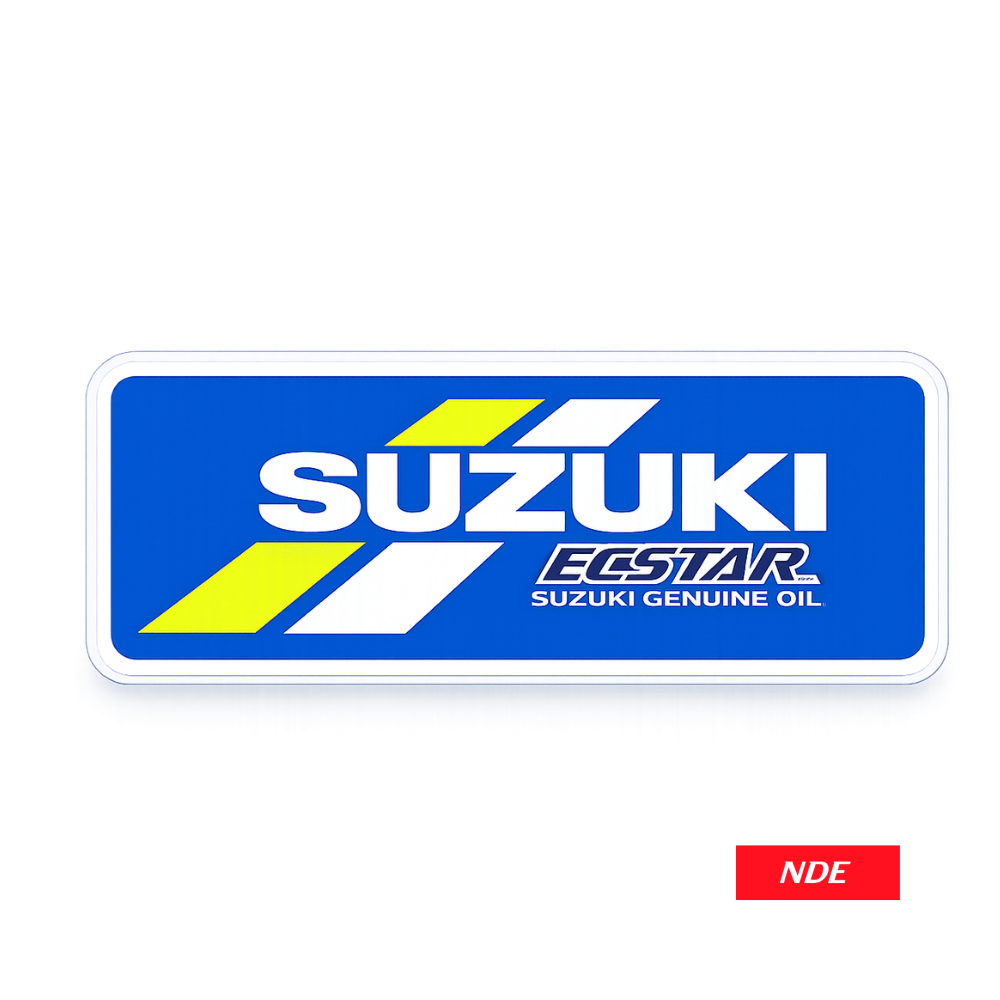 STICKER DECAL SUZUKI ECSTAR GENUINE OIL