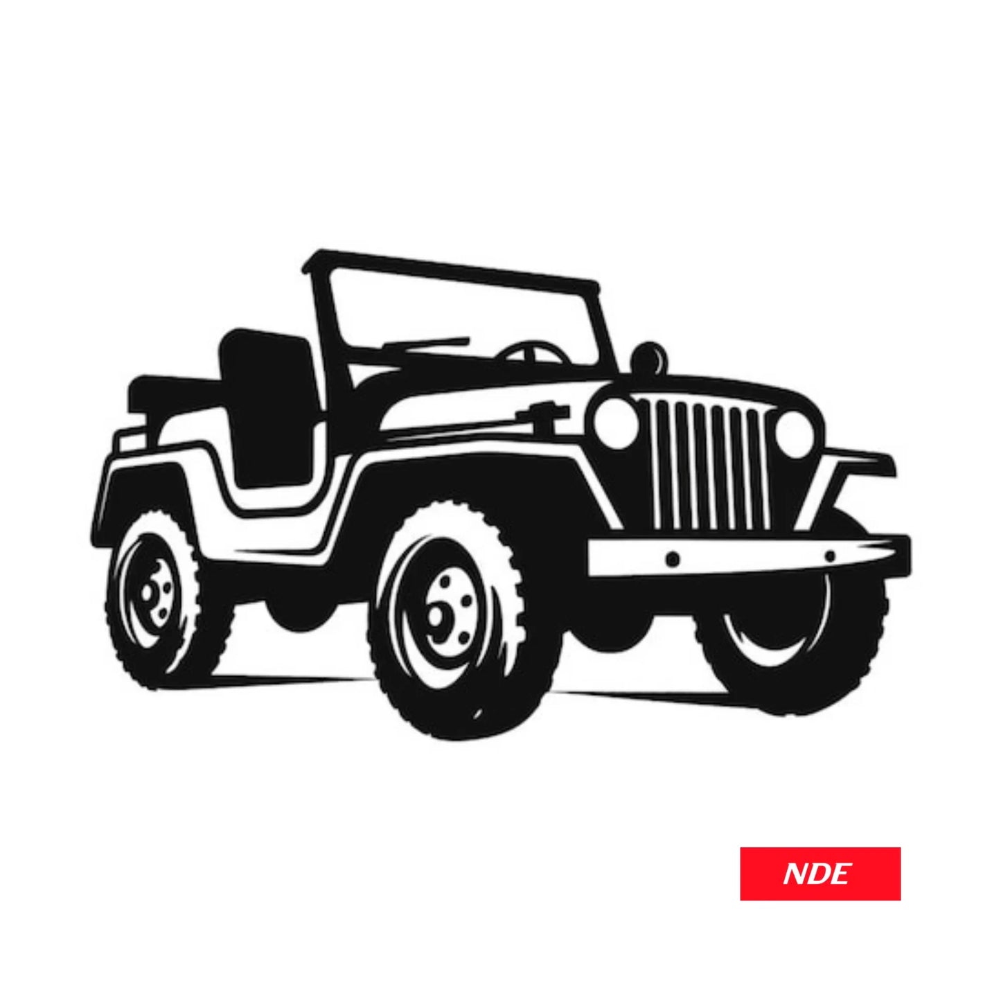 STICKER DECAL JEEP POSTER