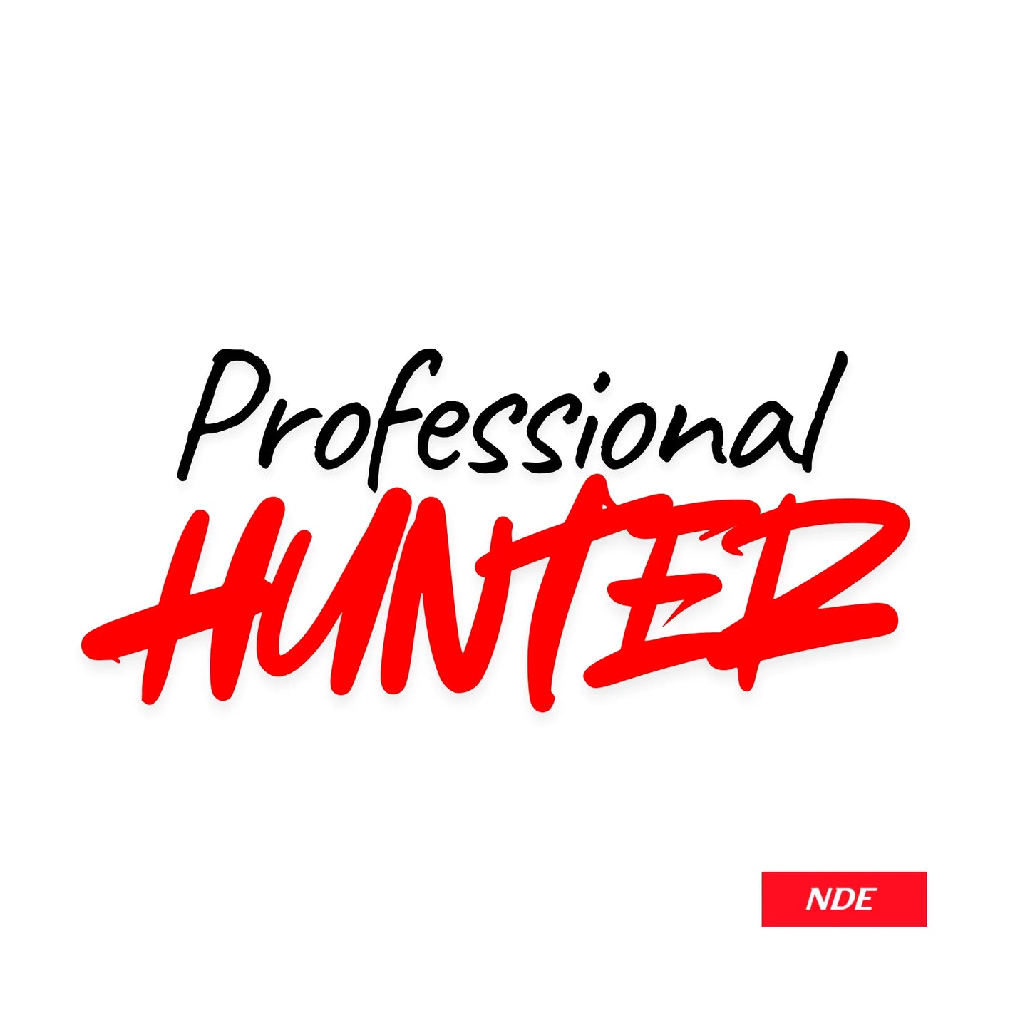 STICKER DECAL PROFESSIONAL HUNTER