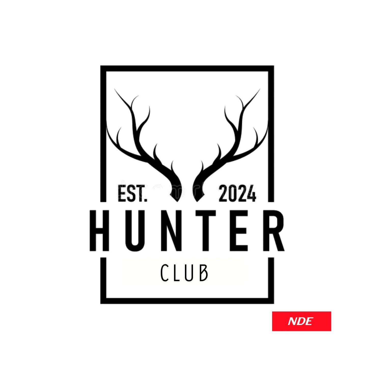 STICKER DECAL HUNTER CLUB