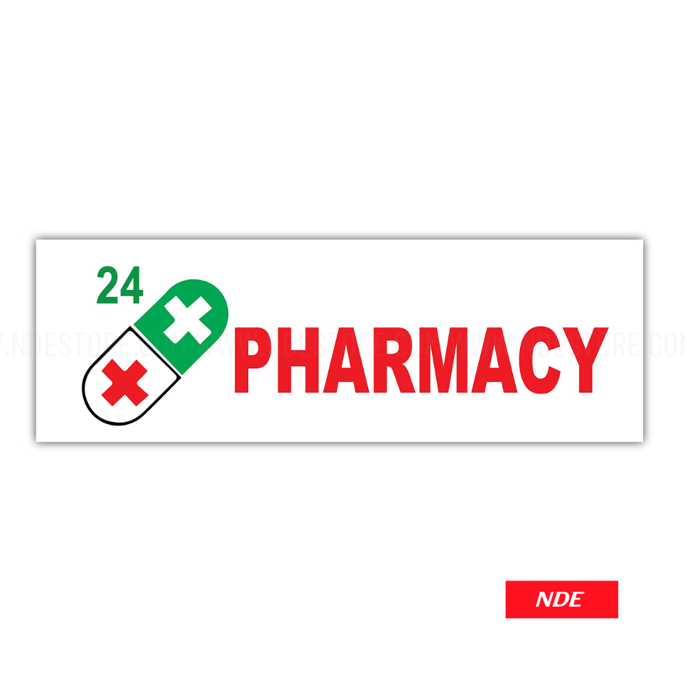 STICKER DECAL PHARMACY