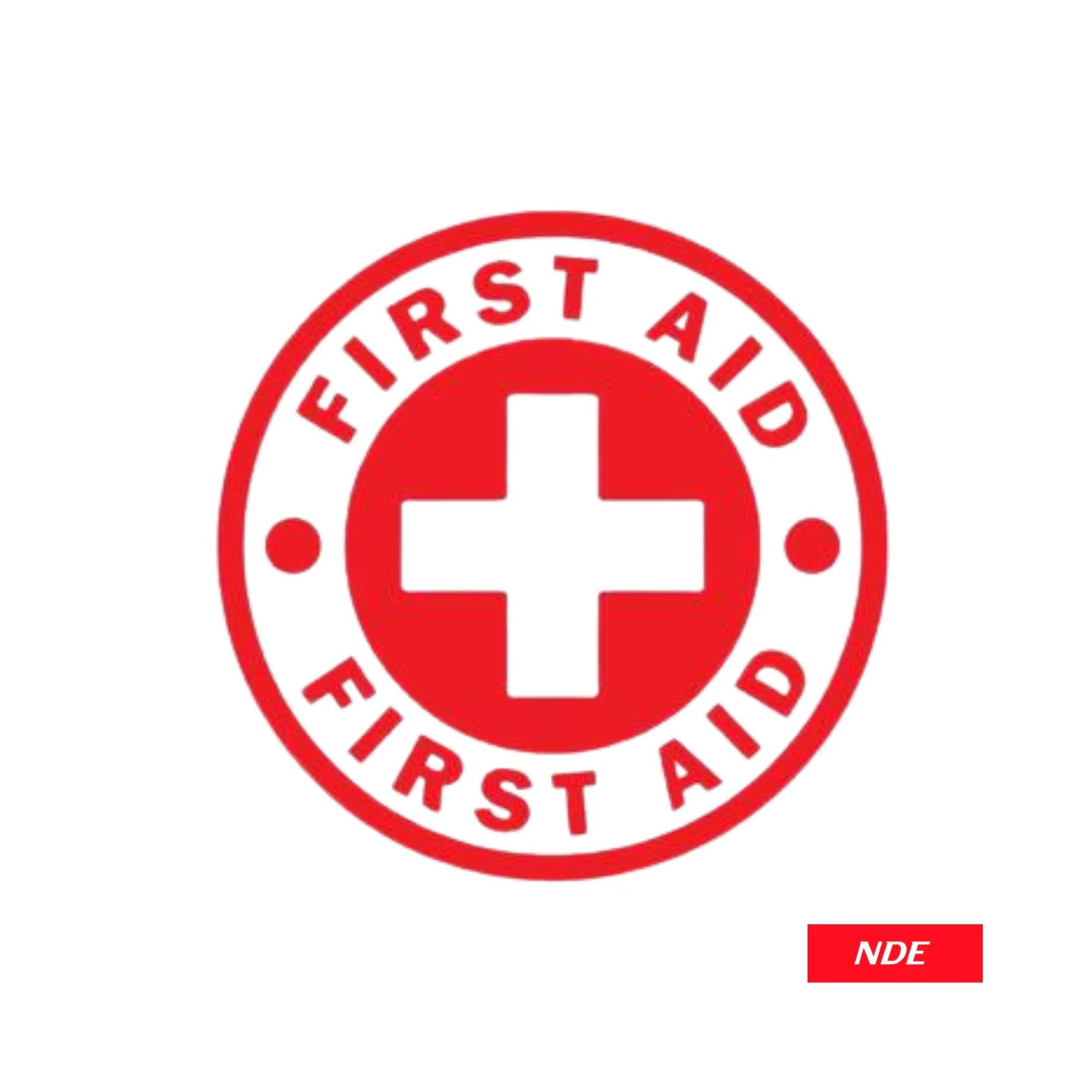 STICKER DECAL FIRST AID