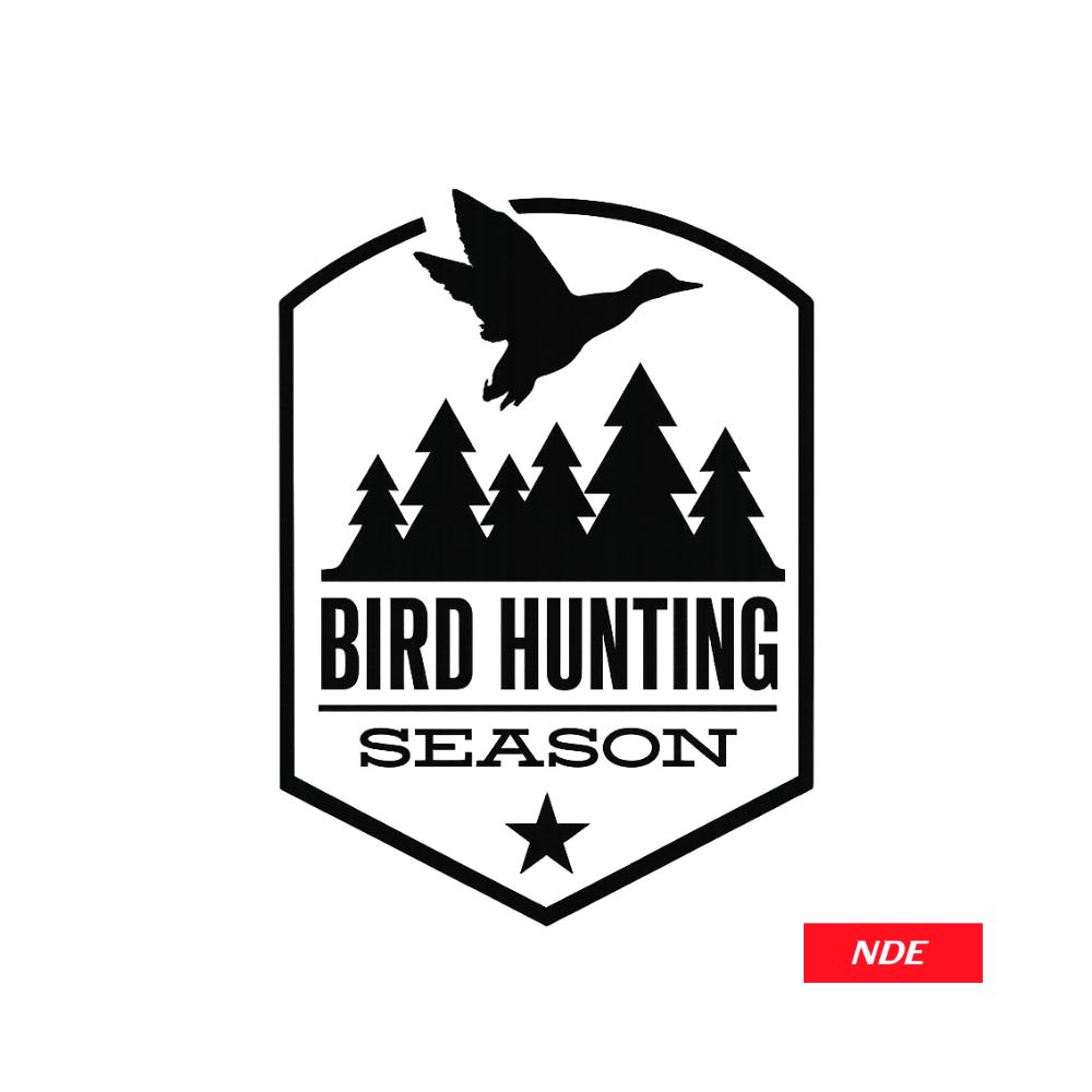 STICKER DECAL BIRD HUNTING SEASON