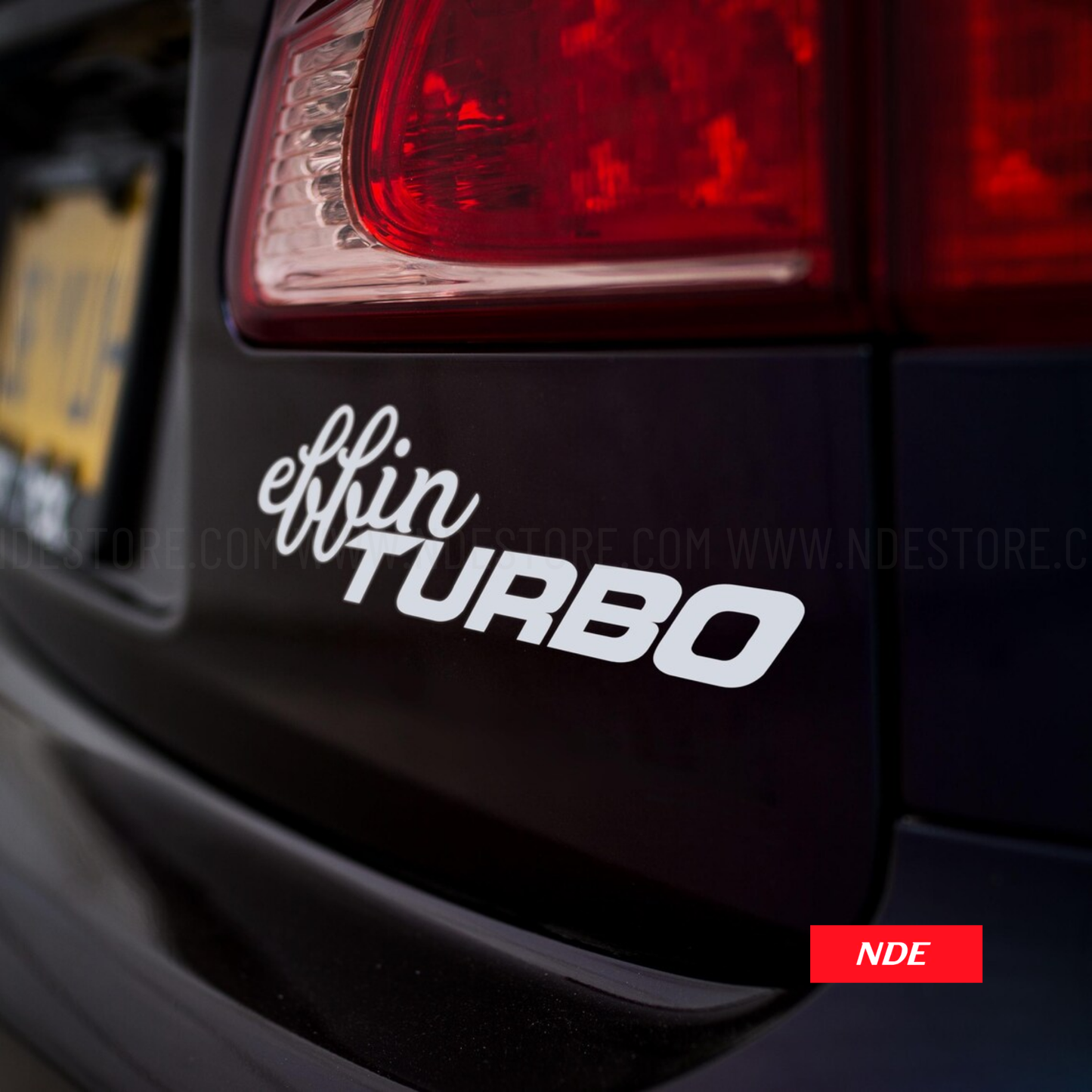 STICKER DECAL EFFIN TURBO