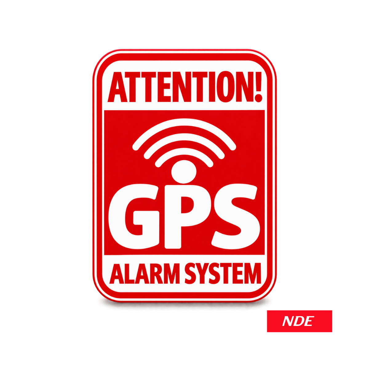 STICKER CAR ALARM SYSTEM STICKERS