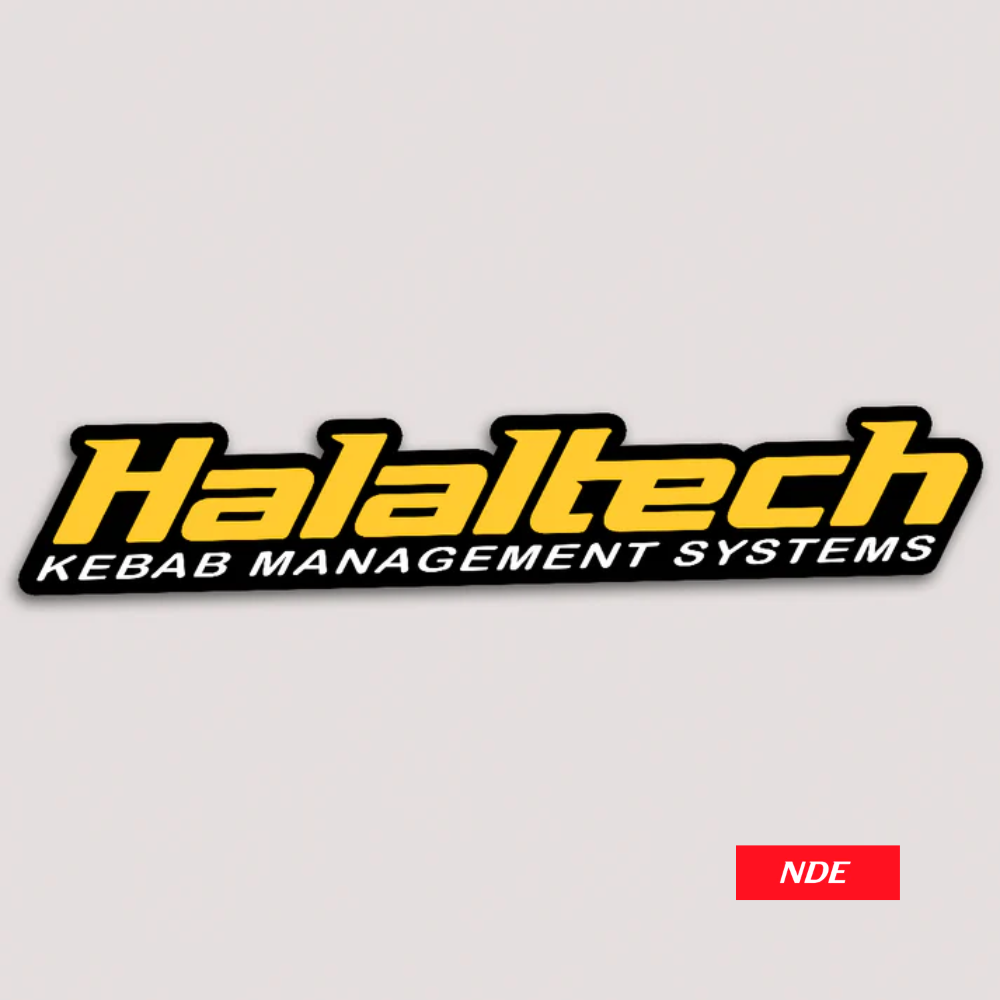 STICKER DECAL HALALTECH