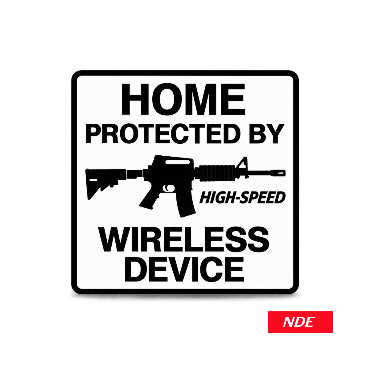STICKER DECAL PROTECTED BY WIRELESS DEVICE