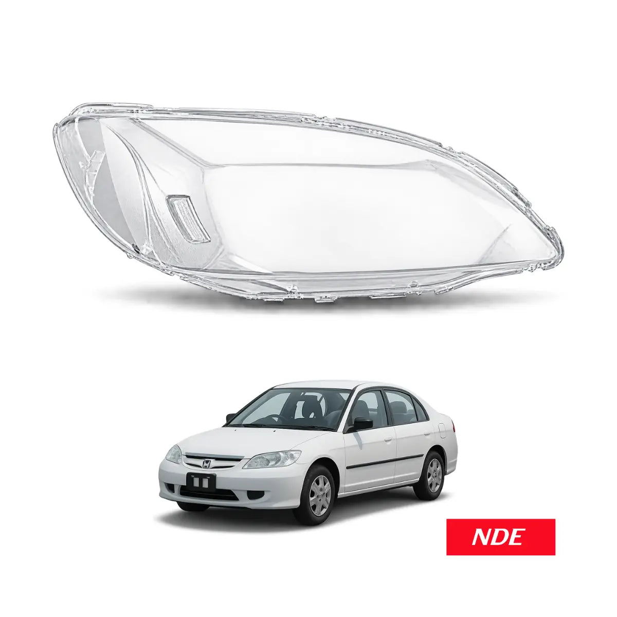 HEADLIGHT LENS COVER FOR HONDA CIVIC (2002-2006)