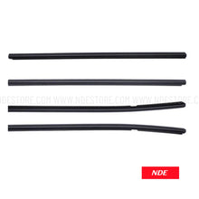 Four black metal rods on a white background with 'NDE' branding.
