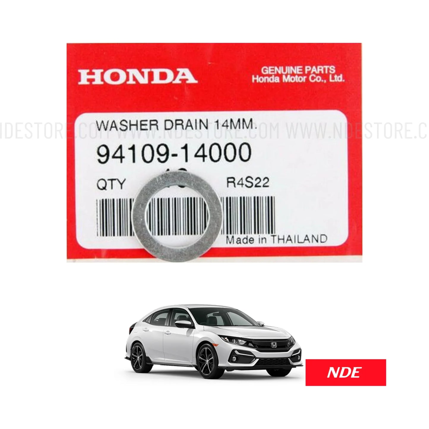 TRANSMISSION OIL WASHER DRAIN GENUINE FOR HONDA CIVIC (2017-2021)