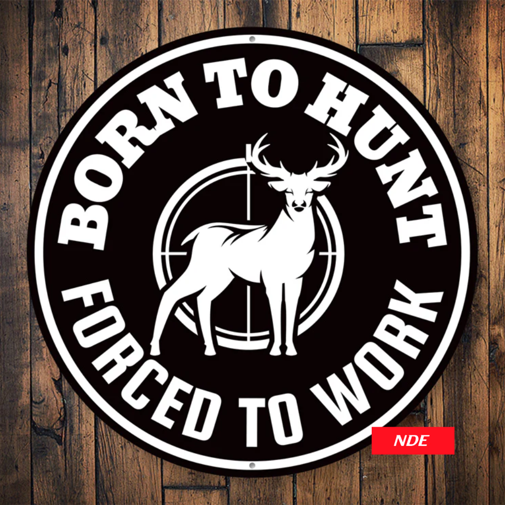 STICKER DECAL BORN TO HUNT