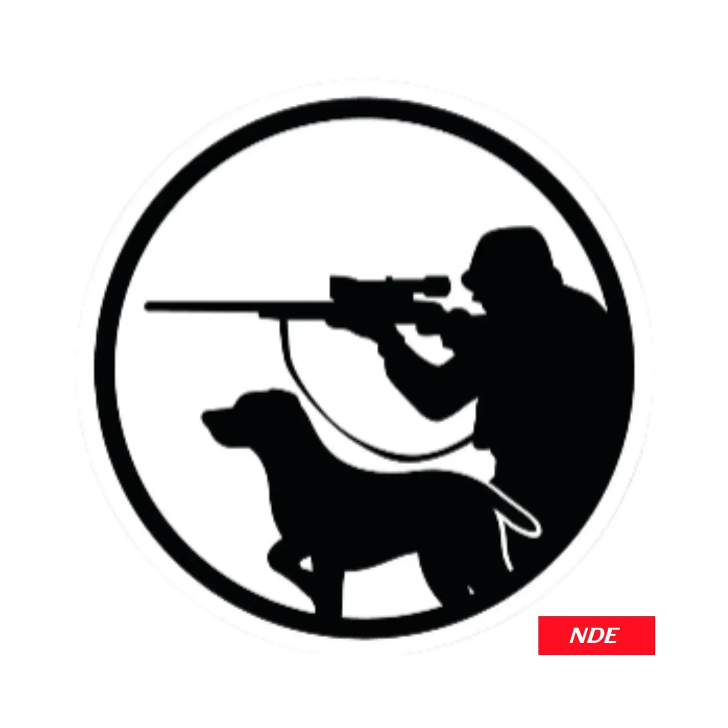STICKER DECAL HUNTER DOG