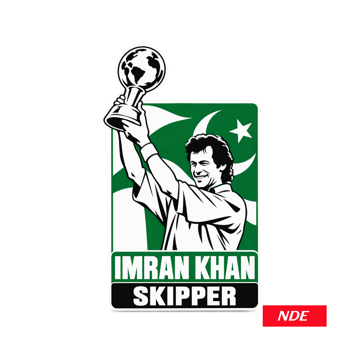 Imran Khan Hall of Fame Global Leader Series vinyl cut decal sticker