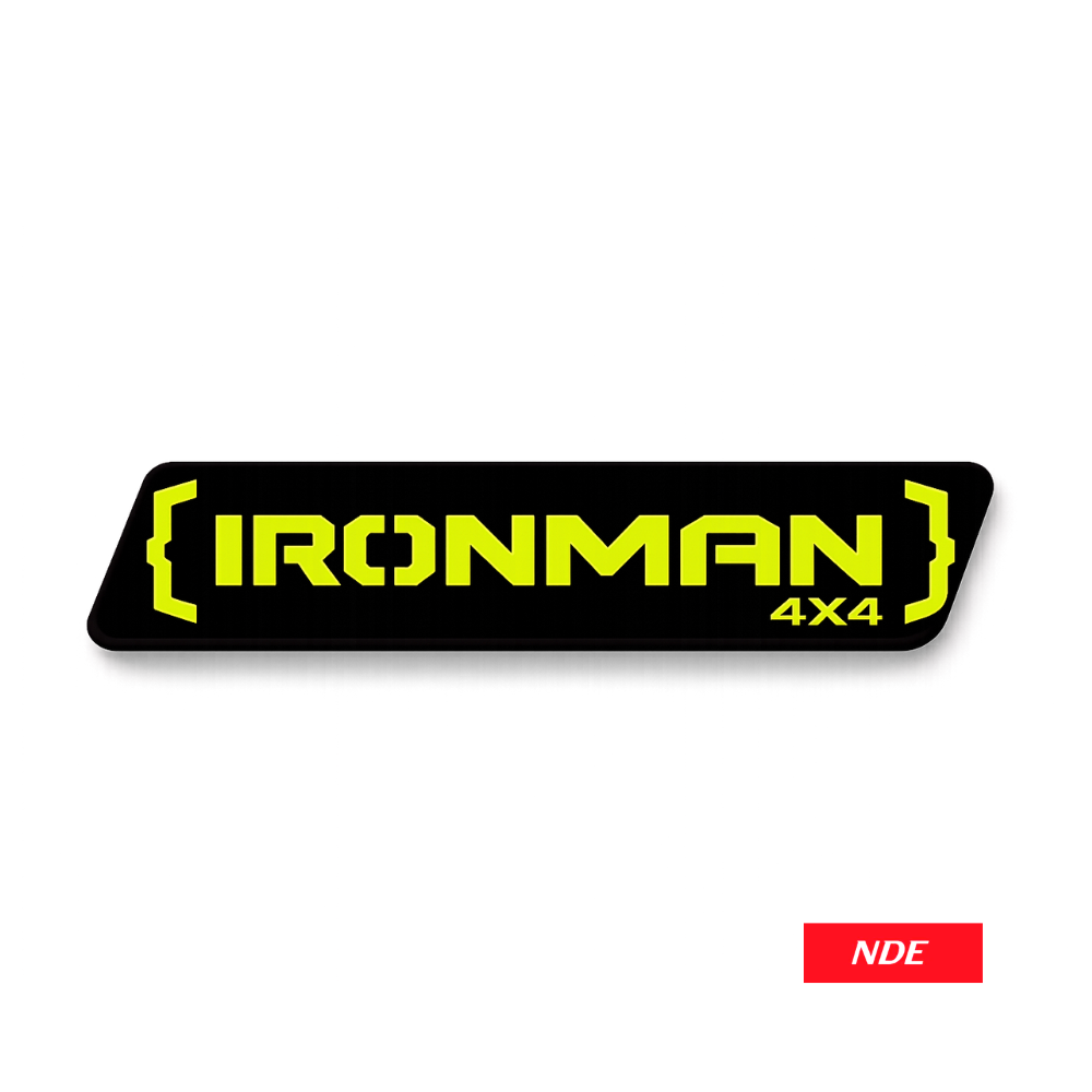 STICKER DECAL IRONMAN 4x4