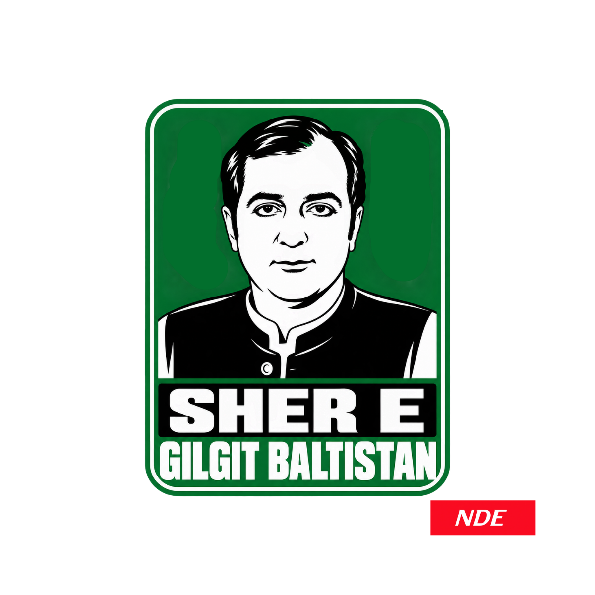 STICKER DECAL PRIDE OF PAKISTAN KHALID KHURSHID
