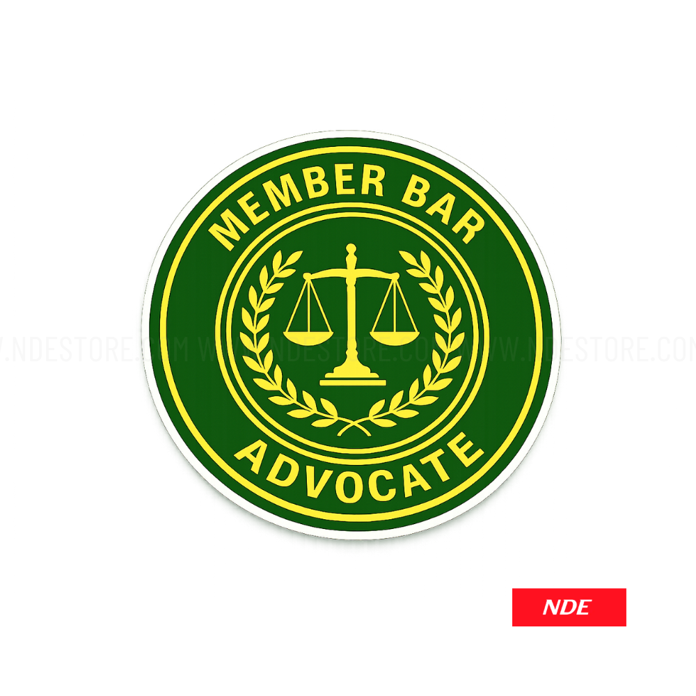 STICKER DECAL MEMBER BAR