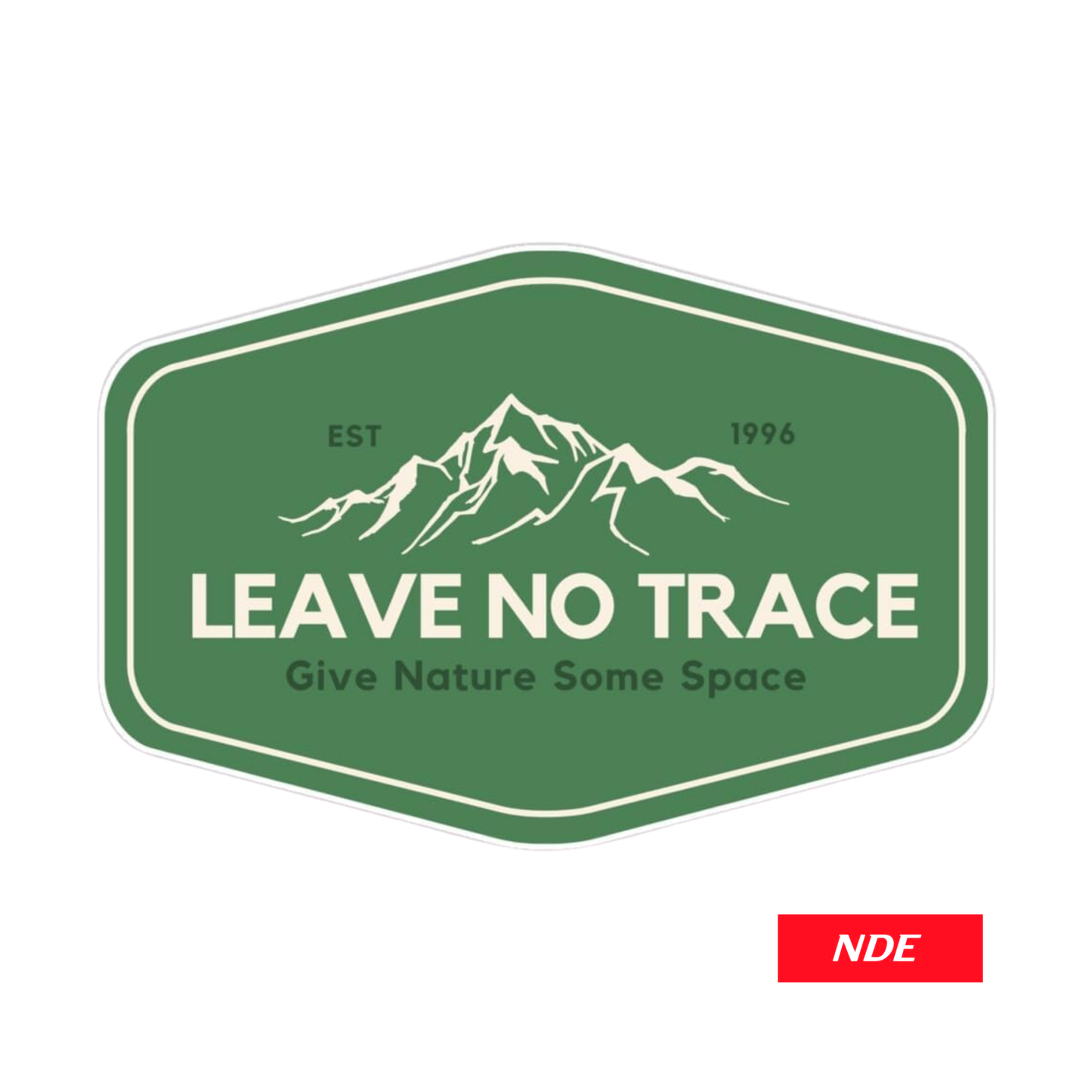 STICKER DECAL LEAVE NO TRACE