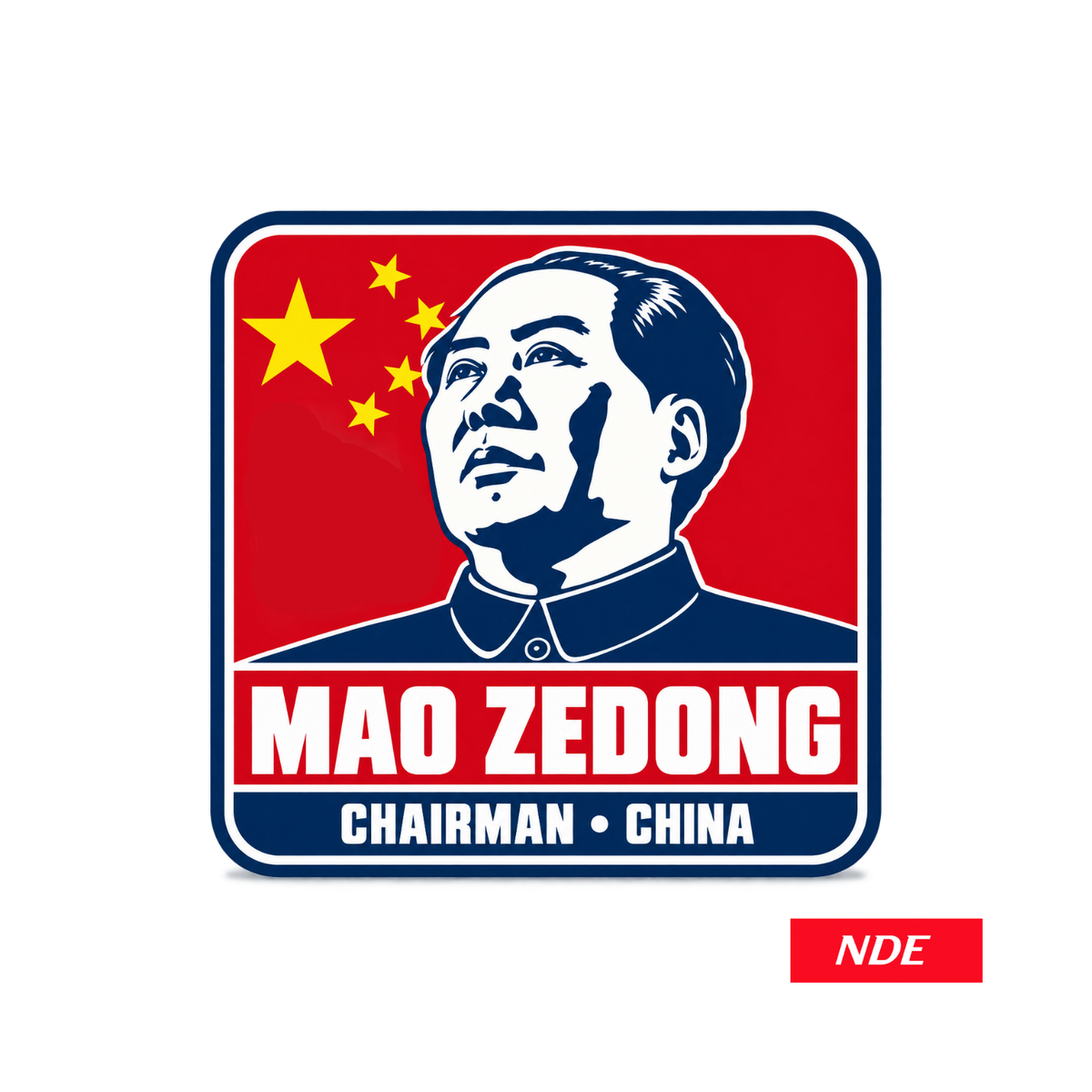 Mao Zedong Global Leader Series vinyl cut decal sticker