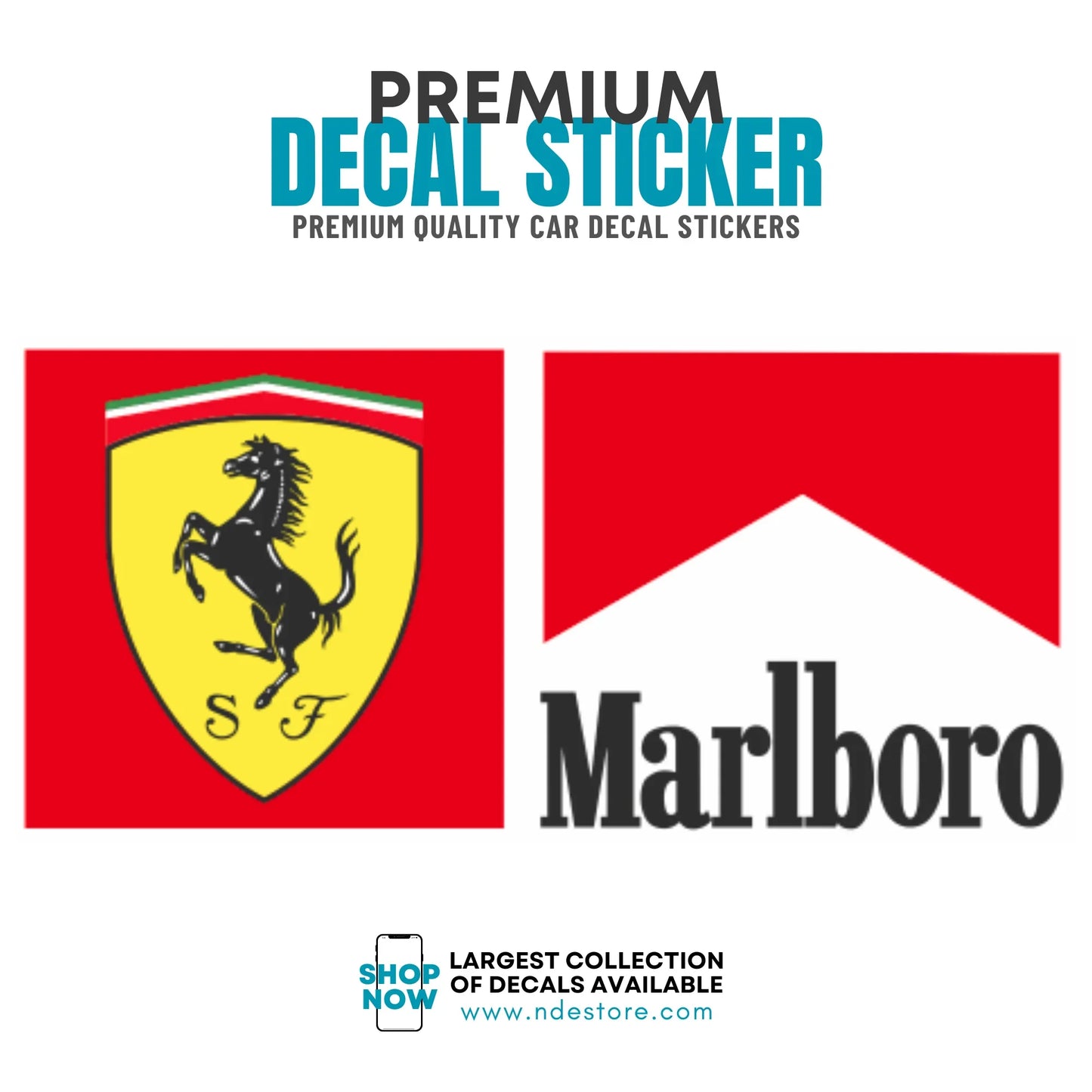 STICKER DECAL MARLBORO