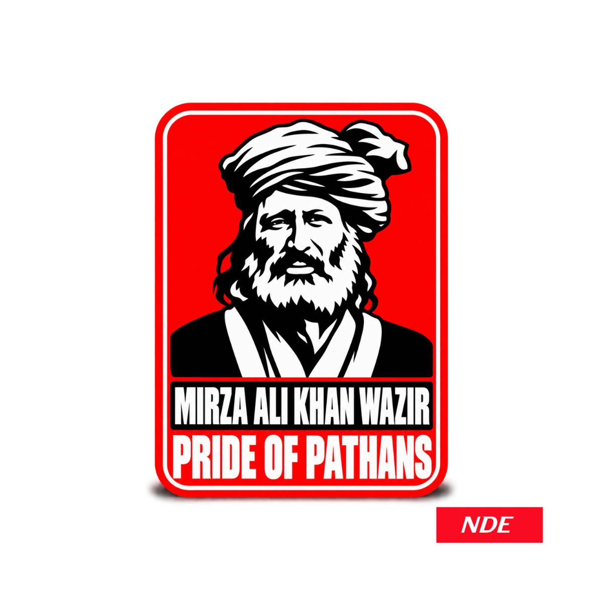 STICKER DECAL MIRZA ALI KHAN WAZIR