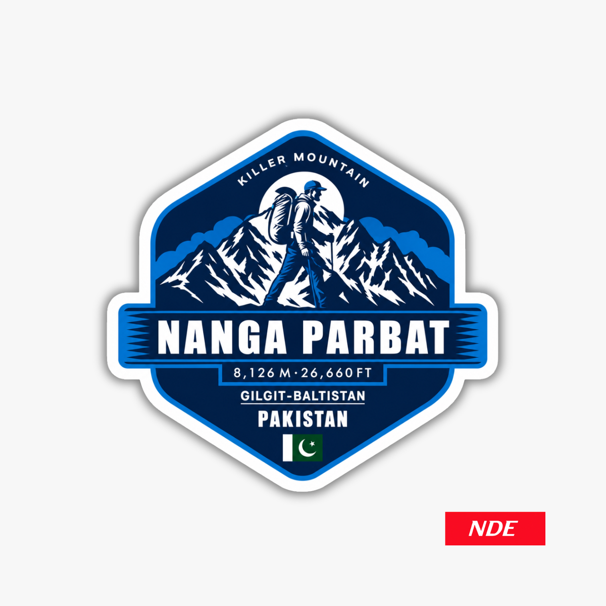 DECAL STICKER NANGA PARBAT PAKISTAN