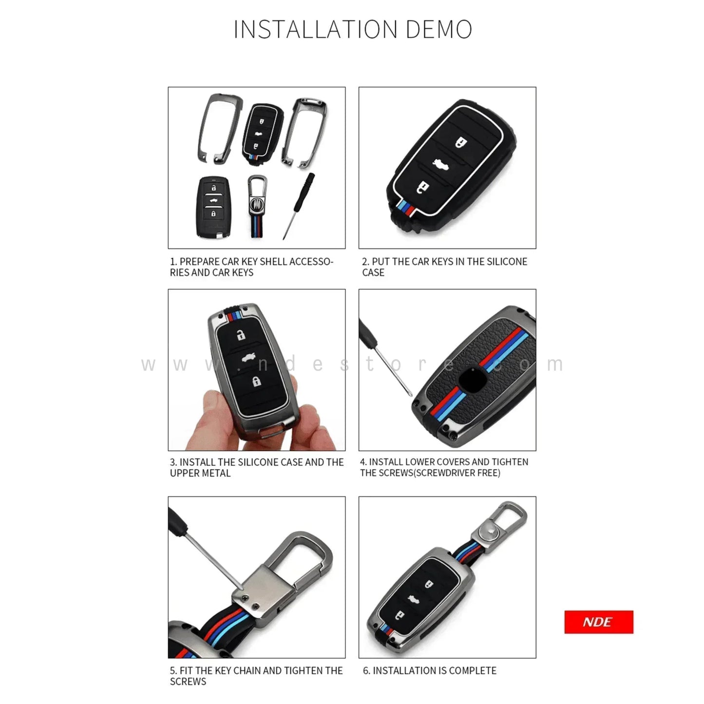 KEY REMOTE COVER METAL FOR OSHAN X7 - ndestore.com