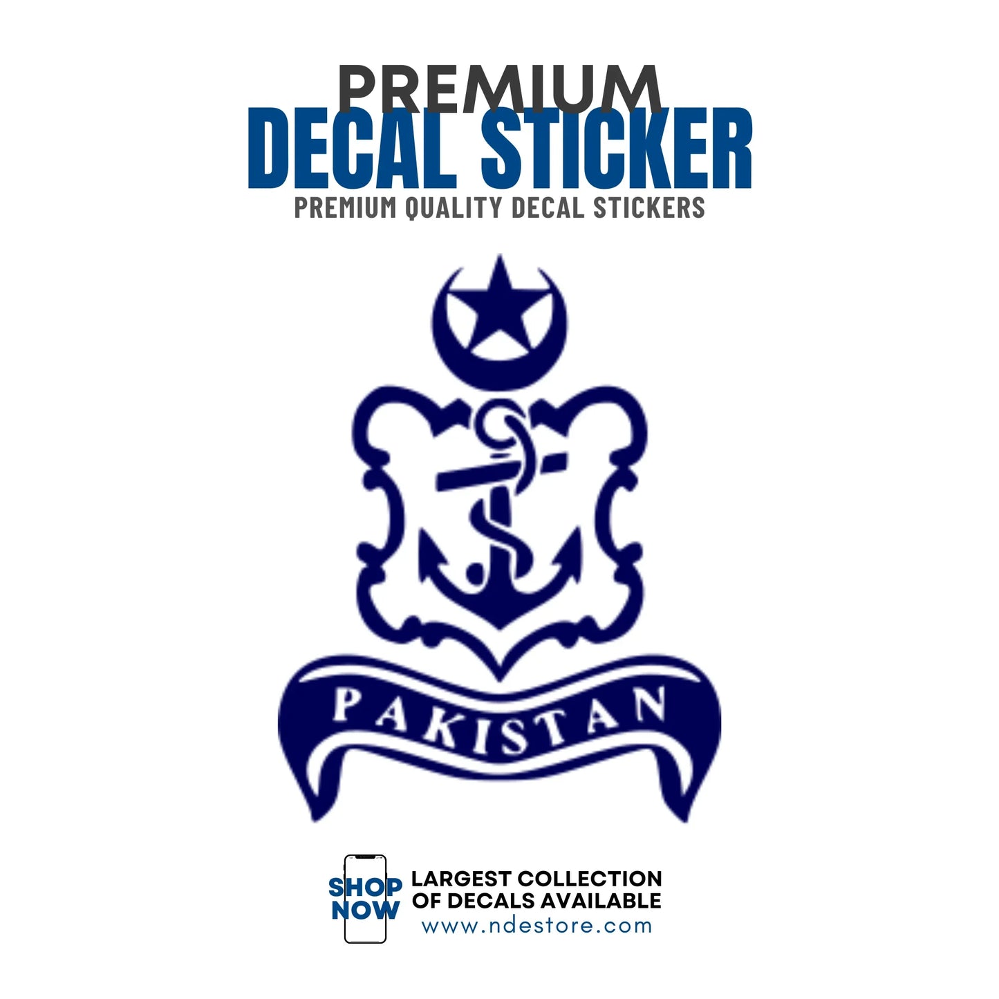 STICKER DECAL NAVY