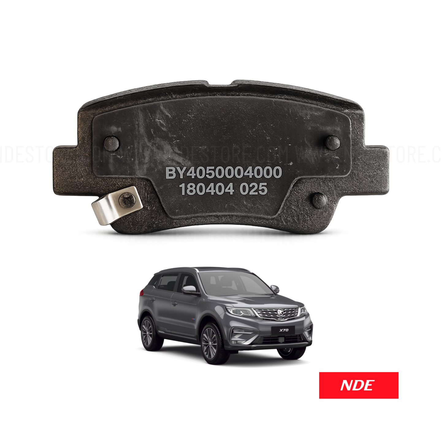 BRAKE DISC PAD SET REAR GENUINE FOR PROTON X70
