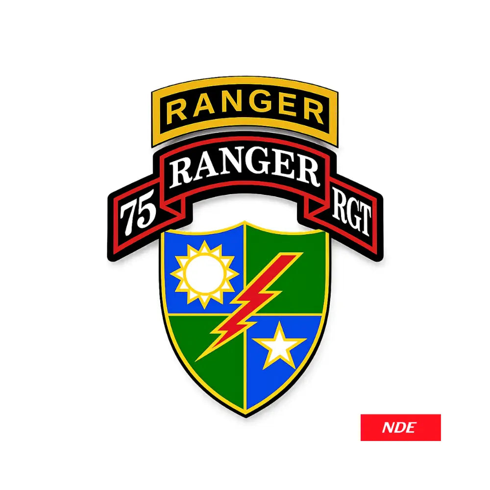 STICKER DECAL RANGER 75 REGT