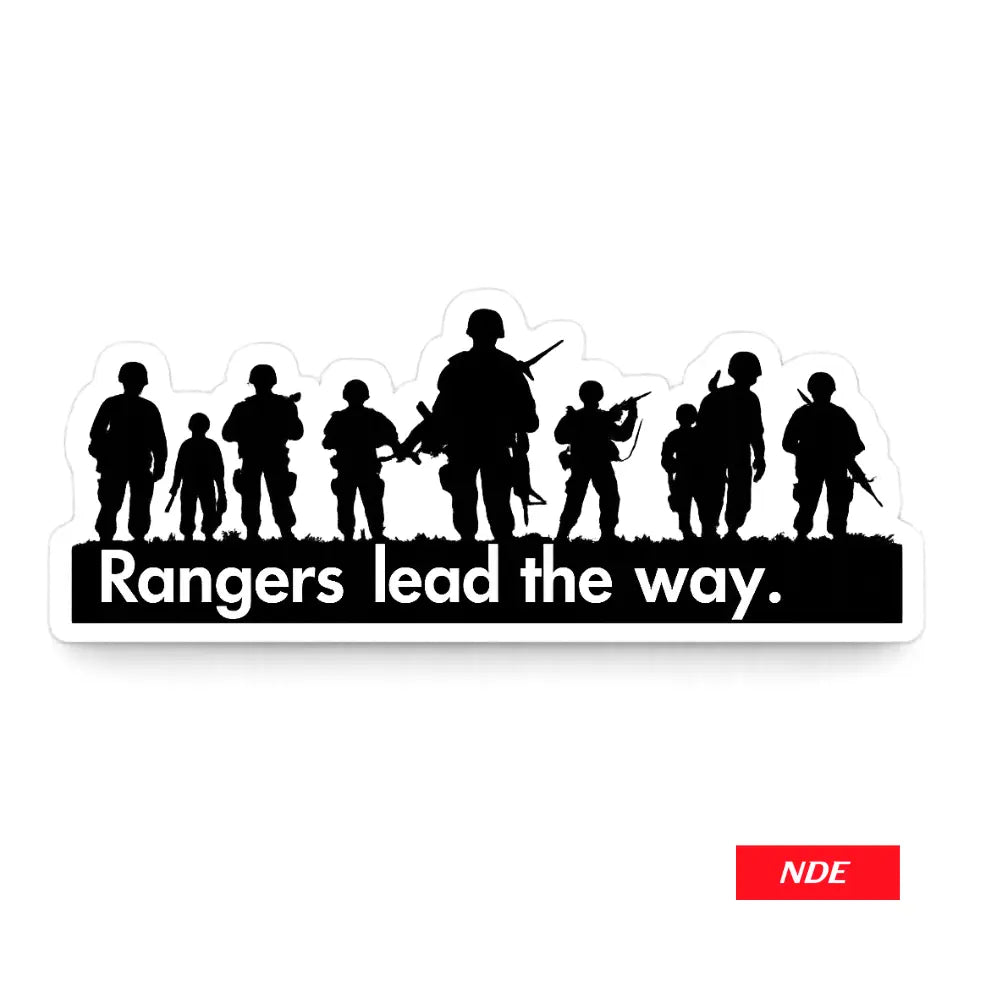 STICKER DECAL RANGERS LEAD THE WAY