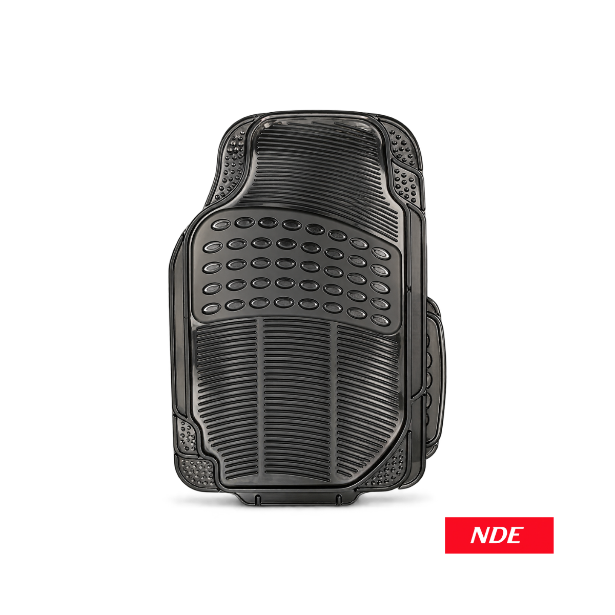 FLOOR MAT SET SILICONE BLACK