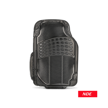 FLOOR MAT SET SILICONE BLACK