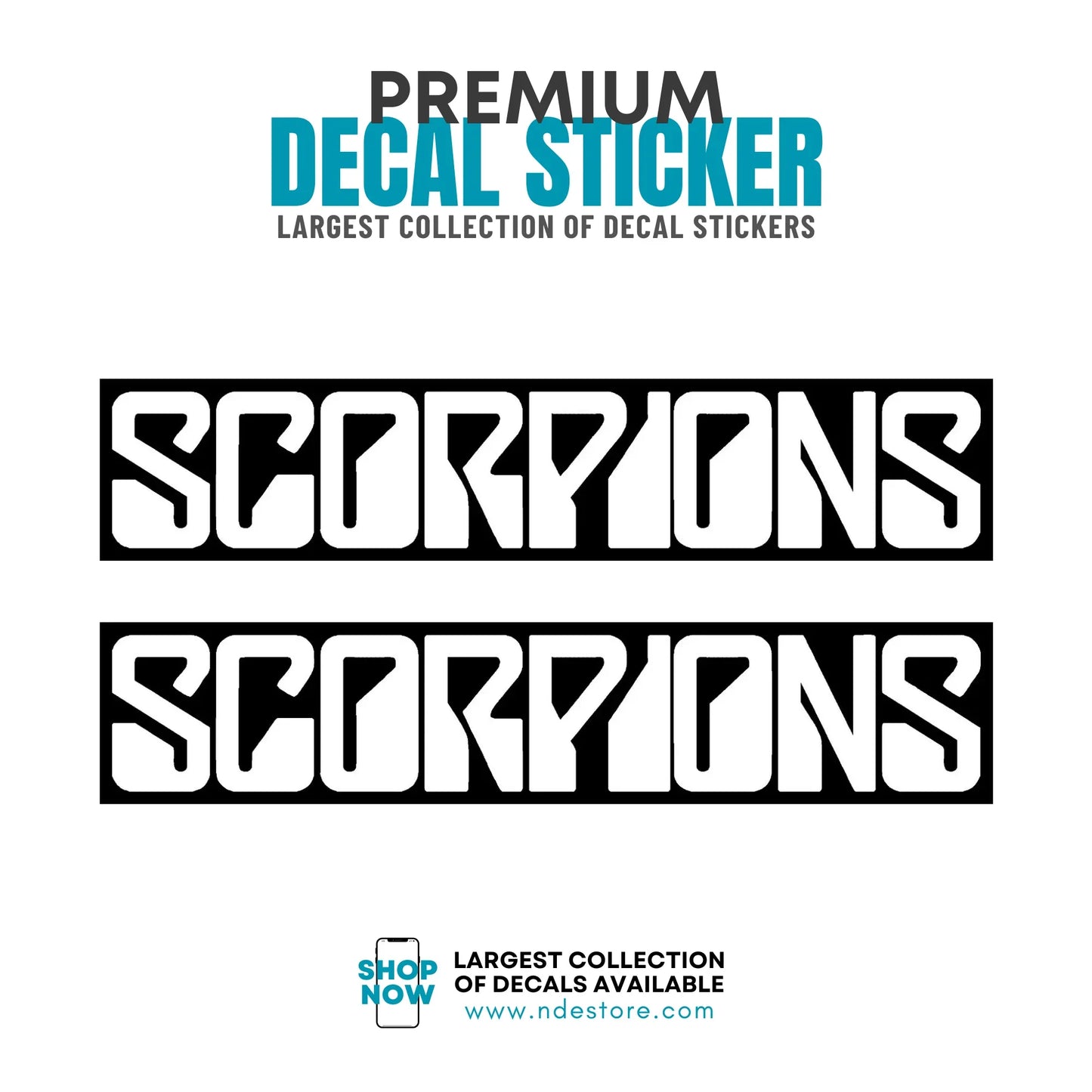 STICKER DECAL SCORPIONS