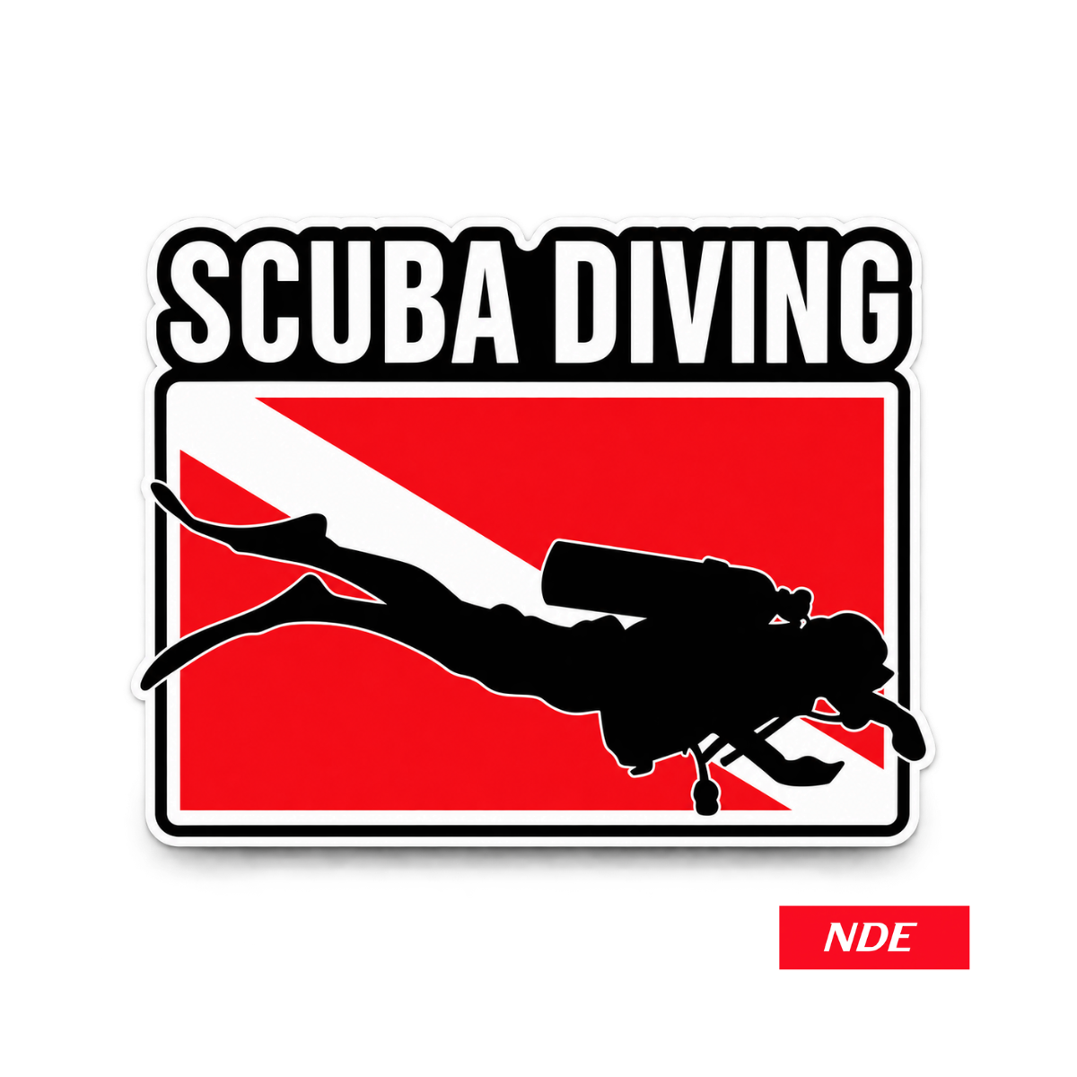 STICKER DECAL SCUBA DIVING
