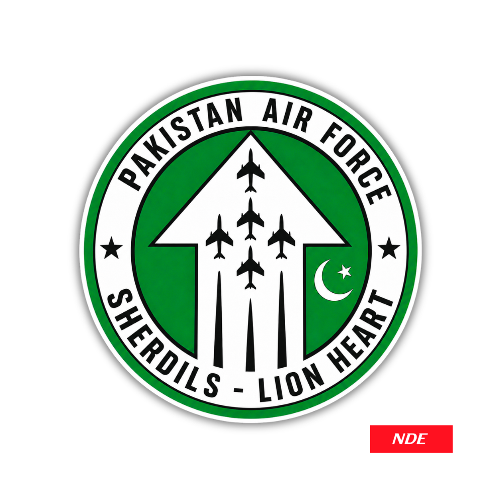 STICKER DECAL PAF SHERDILS LION HEART