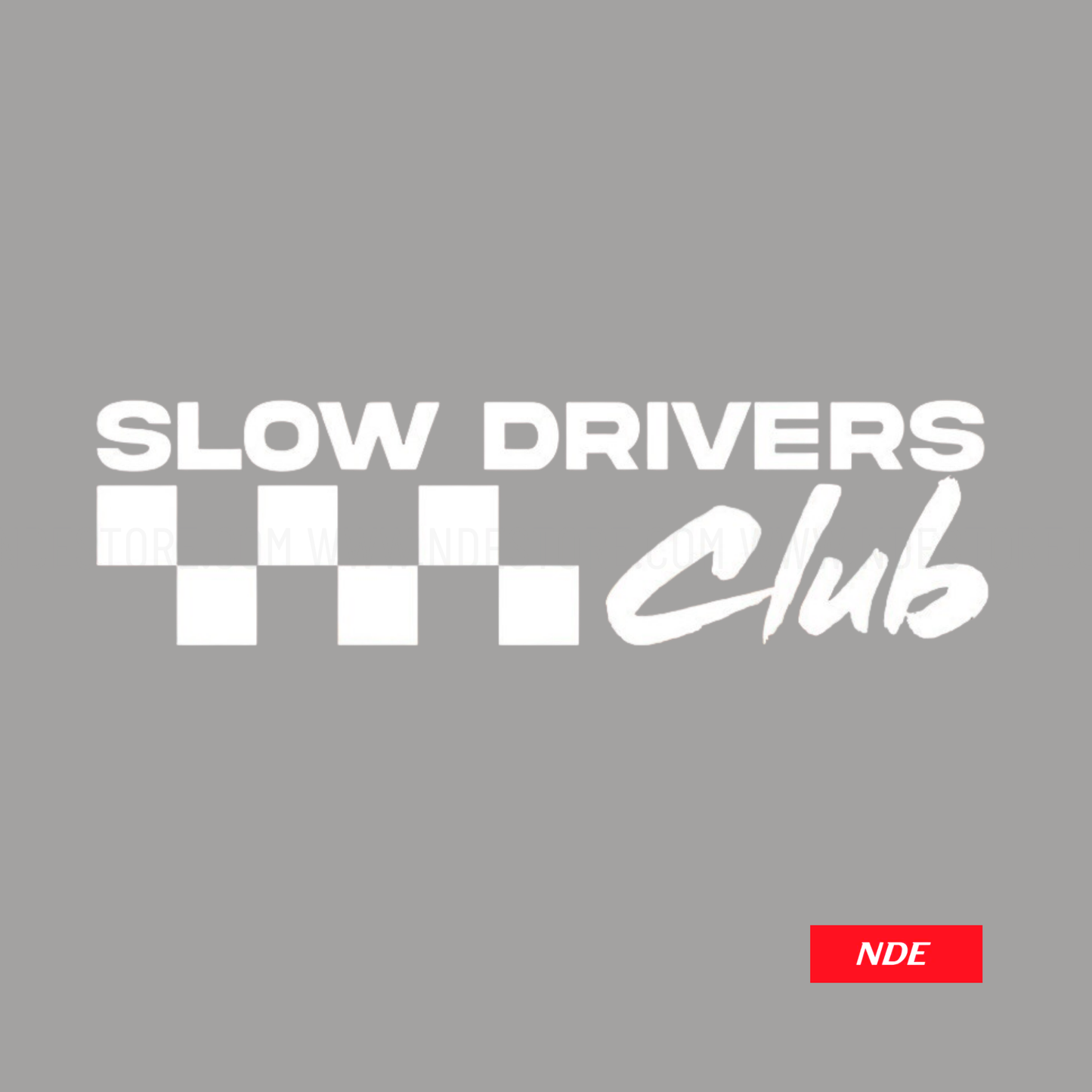 STICKER DECAL SLOW DRIVERS CLUB