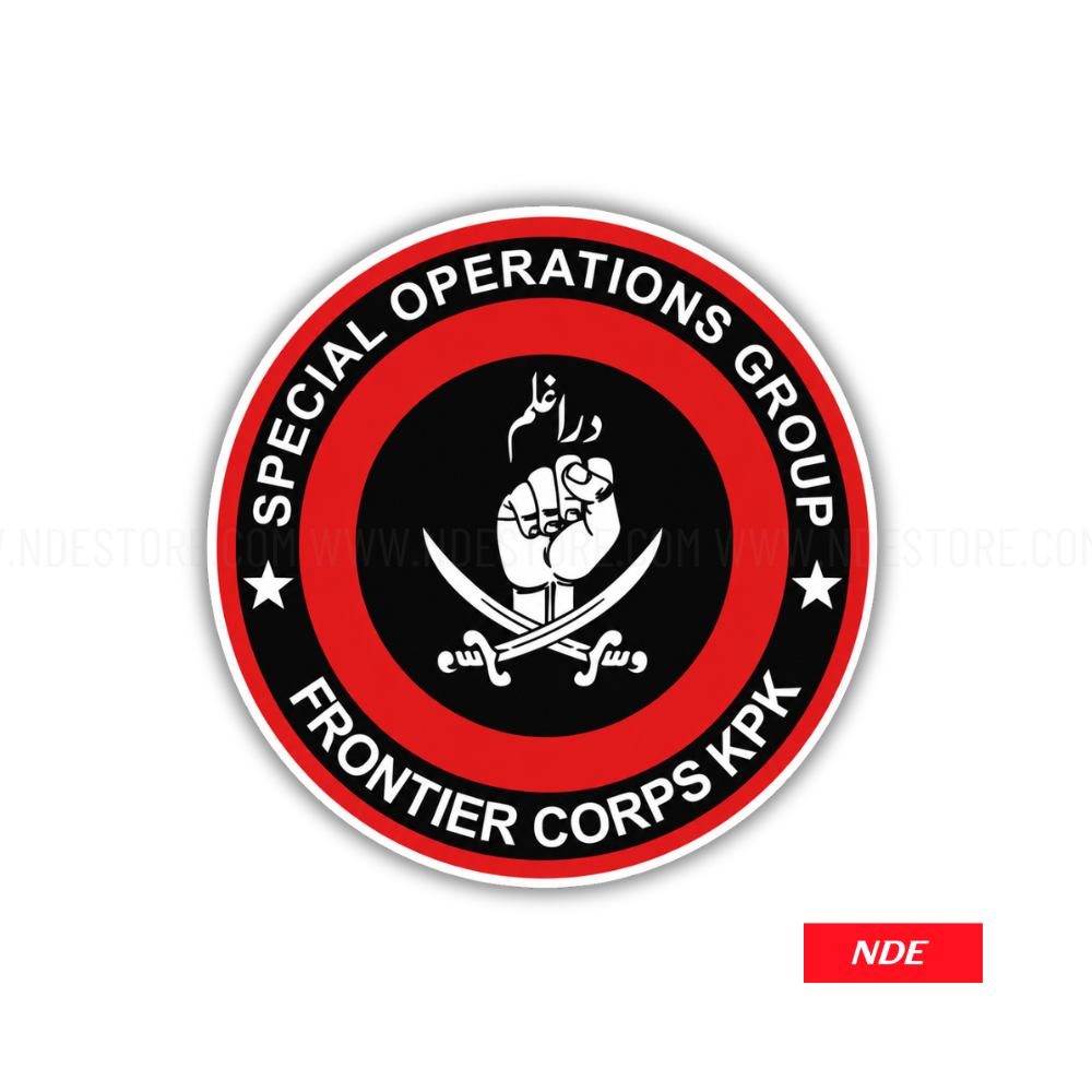 STICKER DECAL SSG SPECIAL OPERATIONS GROUP