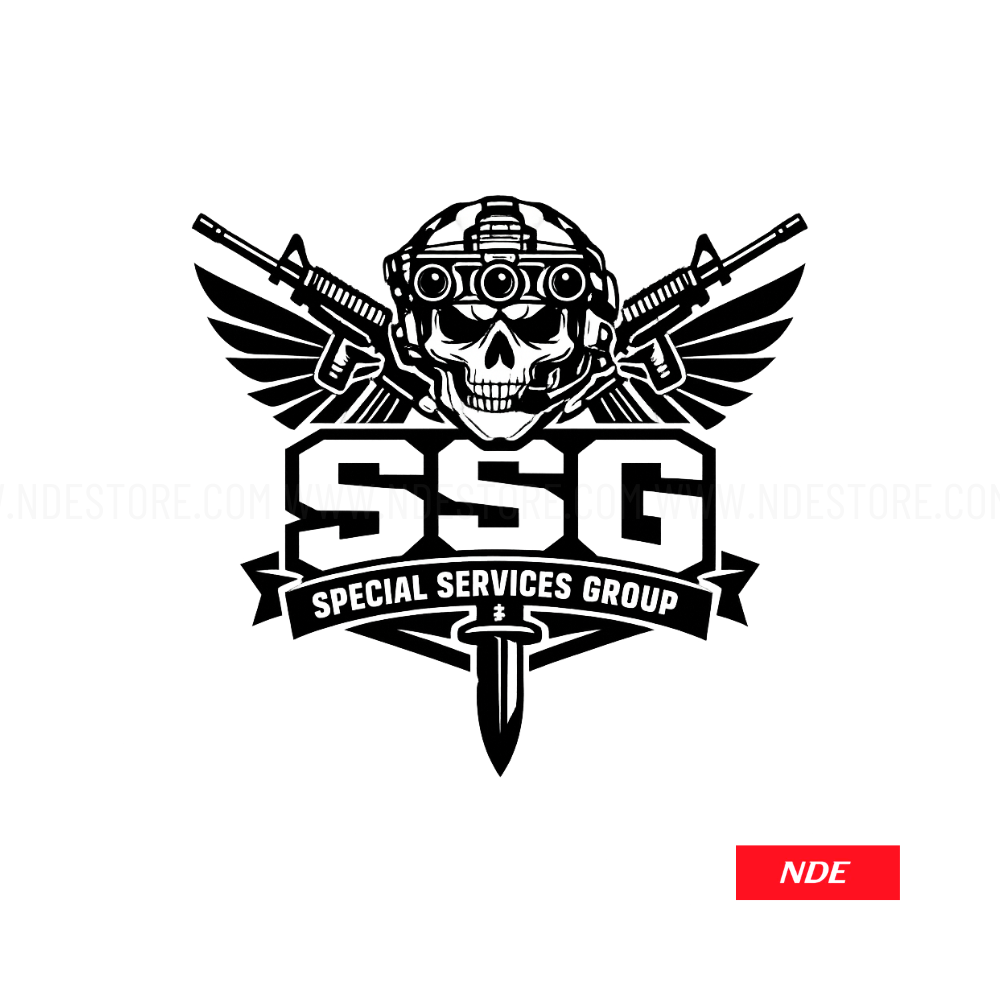 STICKER DECAL SSG