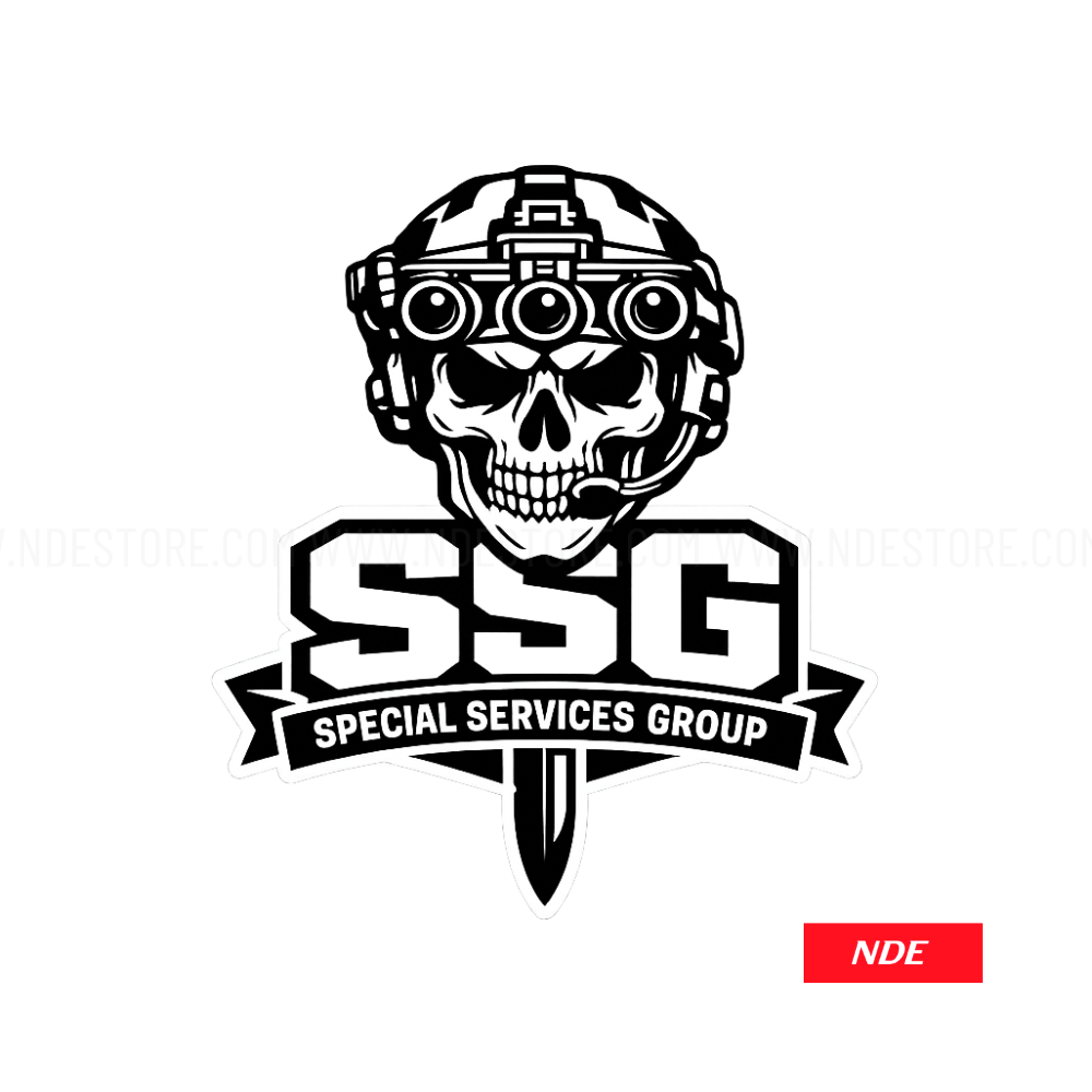 STICKER DECAL SSG