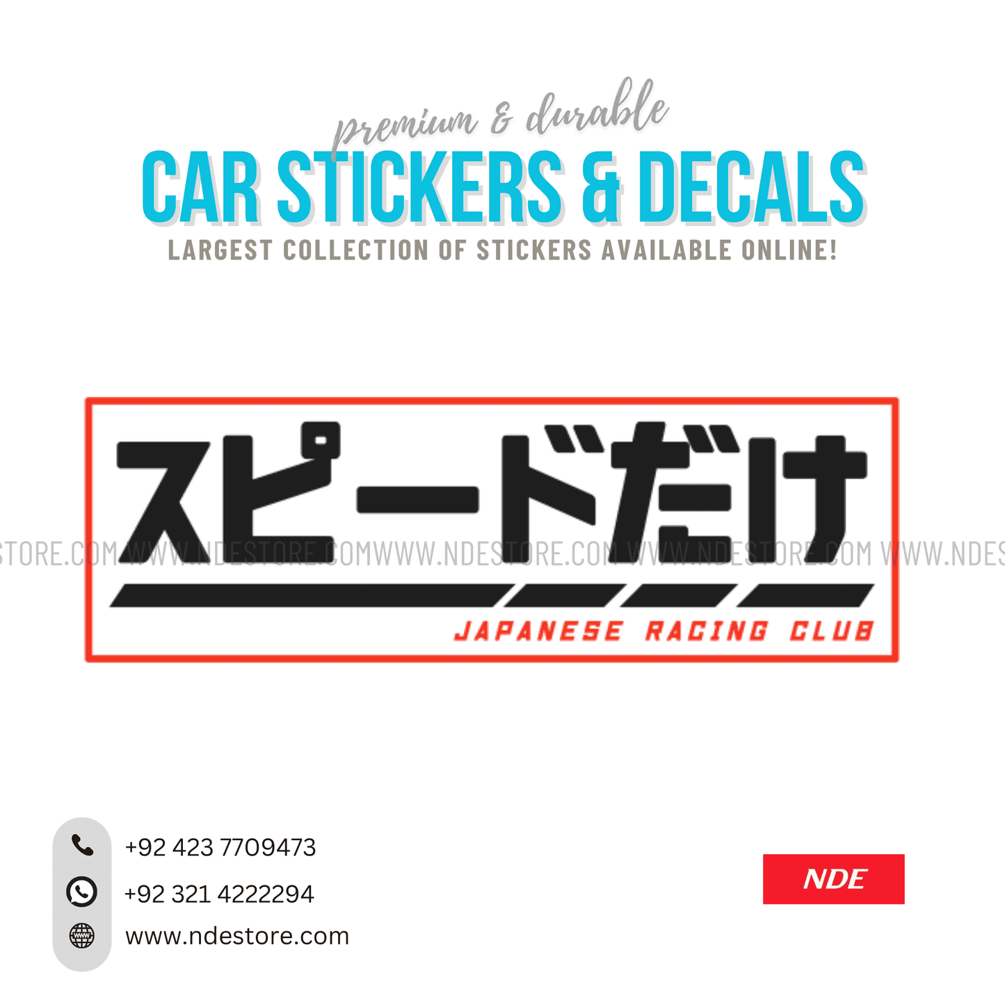 STICKER JAPAN RACING CLUB - ndestore.com