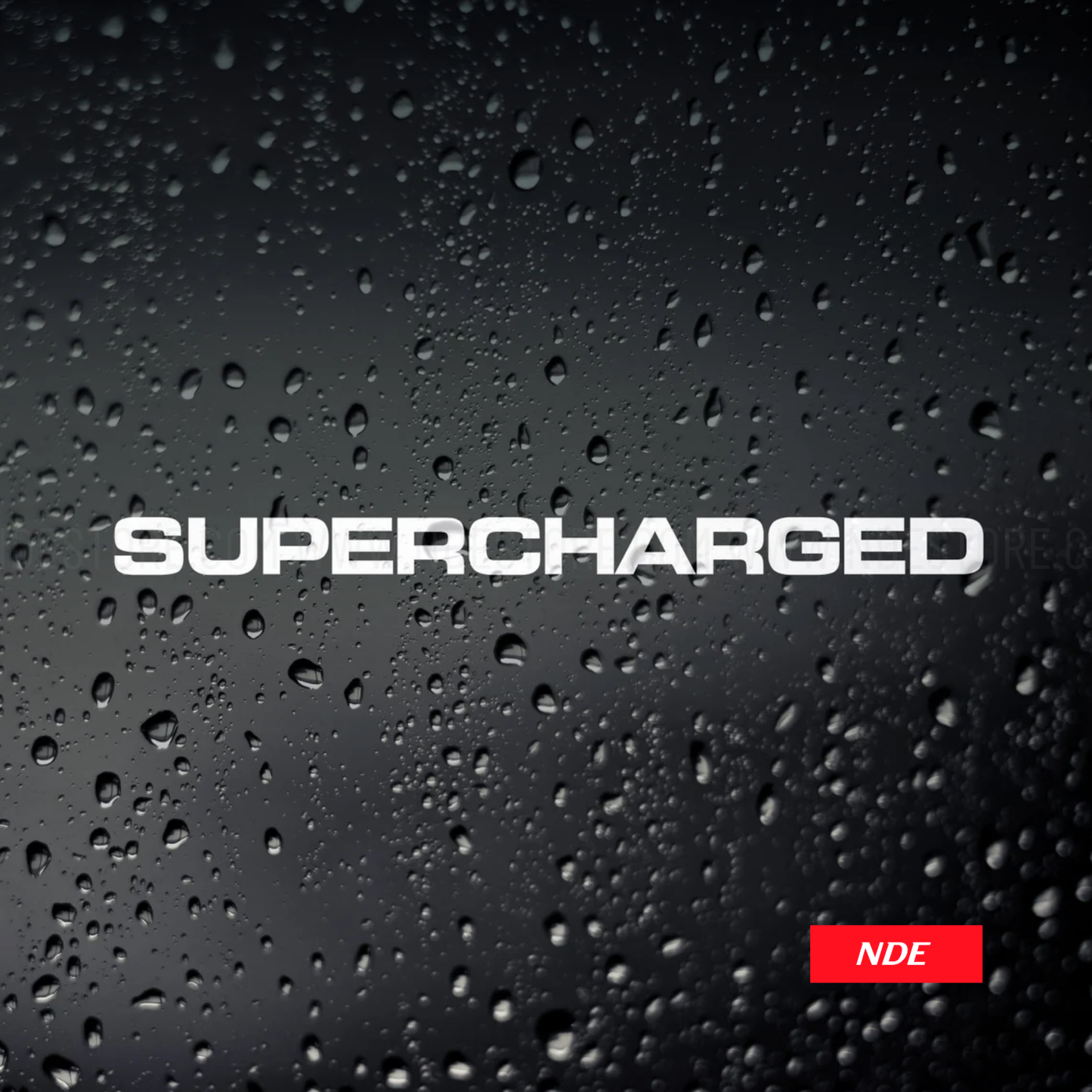 STICKER DECAL SUPERCHARGED
