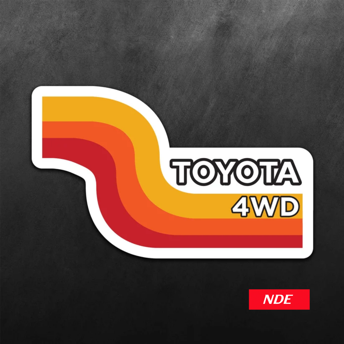 STICKER DECAL TOYOTA TEQ 4WD