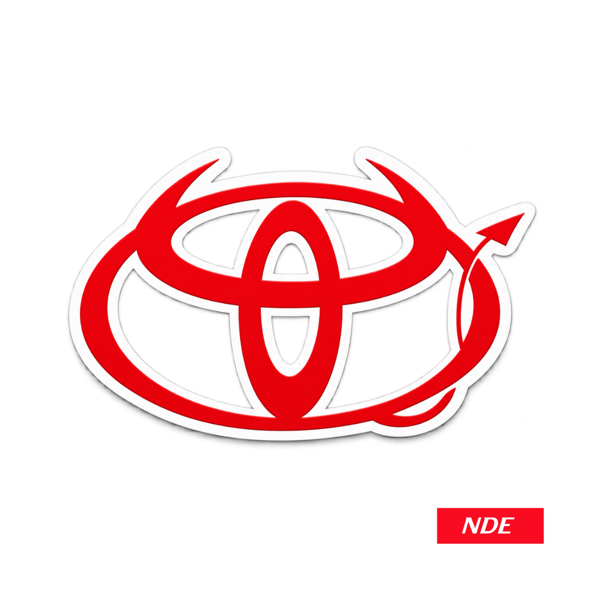 STICKER DECAL TOYOTA LOGO